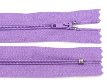 Reißverschluss Spirale 3 mm Länge 25 cm pinlock Lavendel